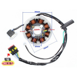 Stator iskrownik  do Junak X-Ray 50 X ray 50