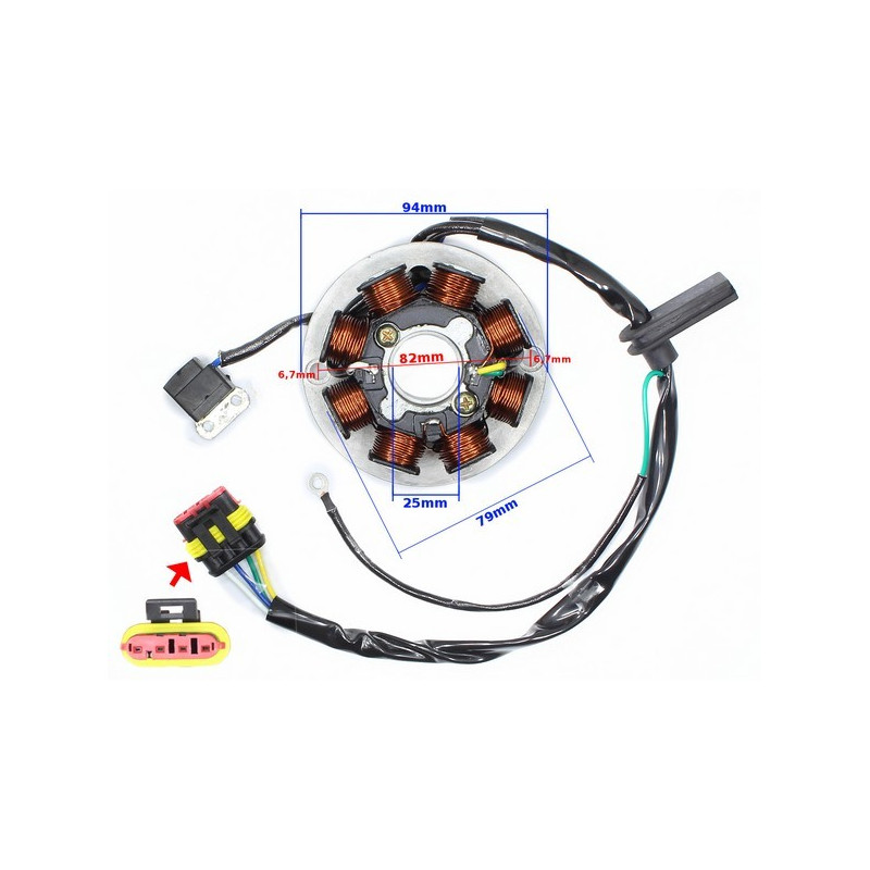 Stator iskrownik  do Junak X-Ray 50 X ray 50