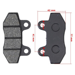 Klocki hamulcowe do Znen ZN50QT-8 ZN50QT-7A ZN125T-8 przednie przód