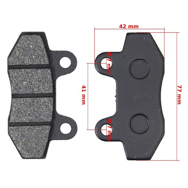 Klocki hamulcowe do Znen ZN50QT-8 ZN50QT-7A ZN125T-8 przednie przód