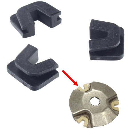 Ślizgi wariatora skuter 2T 50 chiński prowadnice