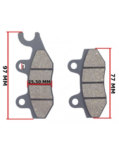 Klocki hamulcowe do Kreidler DD Supermoto 125 Dice SM125 przednie