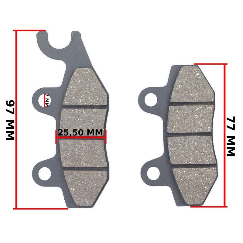 Klocki hamulcowe tylne do Zipp Pro 50