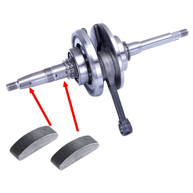 Wał korbowy do Znen ZN125T-7 ZN125T-8 ZN125T-K ZN125T-27 ZN125T-E 125
