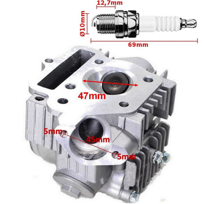 Głowica 70 80cc do Kinroad XT50PY-5 XT50PY-5 47mm