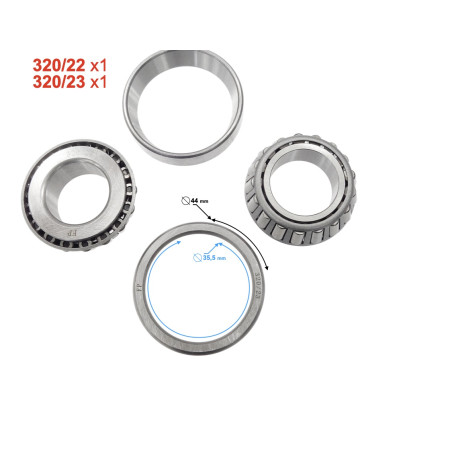 Łożyska sztycy cross pit bike Barton NTX 125  250