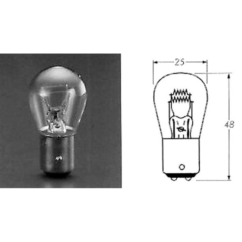 Żarówka 12V 21/5W lampy tylnej do skuterów i motocykli skuter motocykl