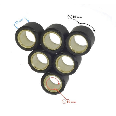 Rolki wariatora 8 gram skuter 4T chiński cięższe rolki