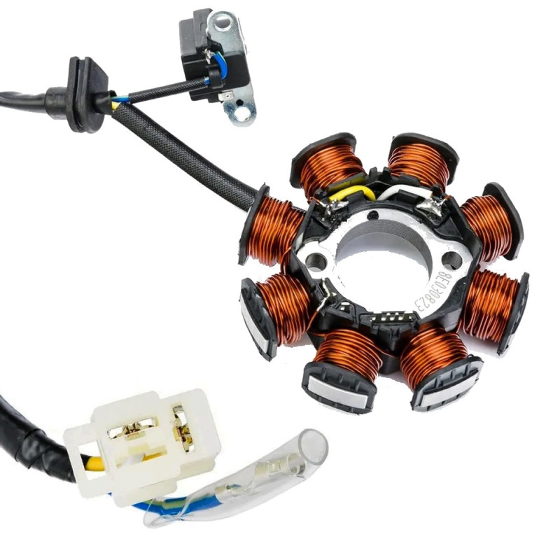 Iskrownik do Romet 727S 727SR koła 12 2018-2020 cewek stator 8 cewek