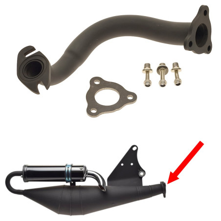 Kolanko wydechowe do Keeway Matrix Focus F-act 50 2T odblokowane