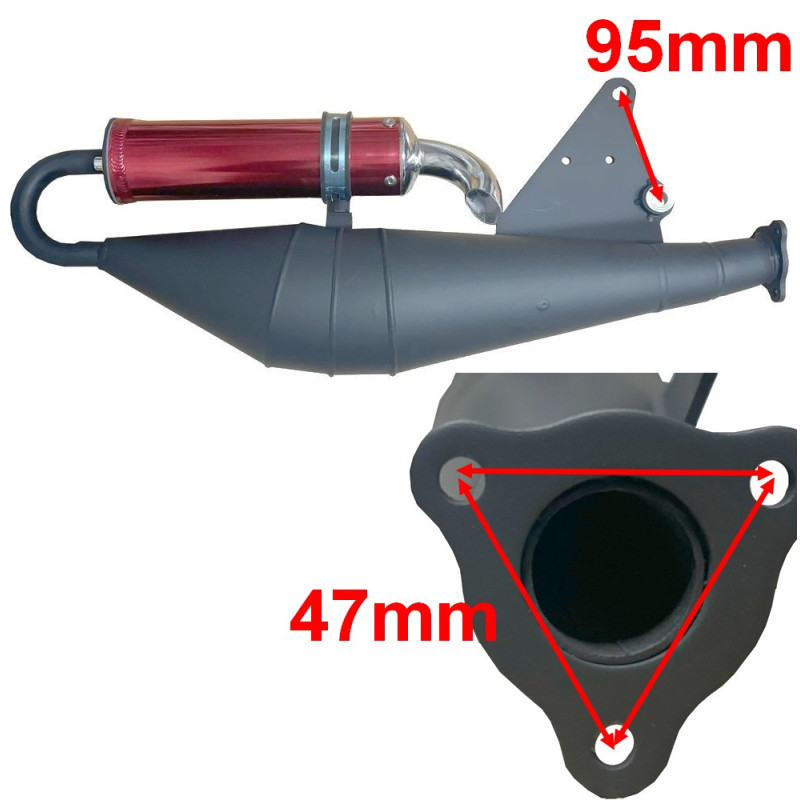 Tłumik wydechowy do Keeway Matrix Focus F-act 50 2T sportowy