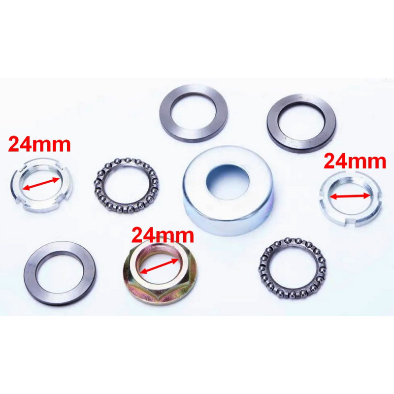 Łożyska i miski kierownicy do Huatian HT50QT-7 HT50QT-19 50