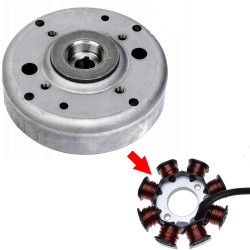 Magneto do Sym Orbit 50 4T seria 2 i 3 od 2018 koło magnesowe