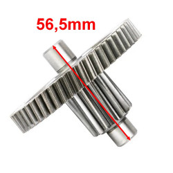 Wałek napędowy przekładni do skuterów chińskich z silnikiem 1P37QMB euro 4 i 5