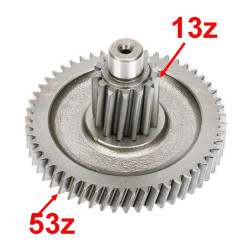 Wałek napędowy przekładni do skuterów chińskich z silnikiem 1P37QMB euro 4 i 5