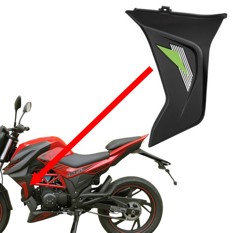 Plastik lewa osłona silnika do Barton FR50 FR 50 seria 2