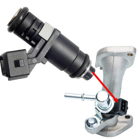 Wtryskiwacz  wtrysk paliwa do Junak 905 od 2021 euro 5 króciec