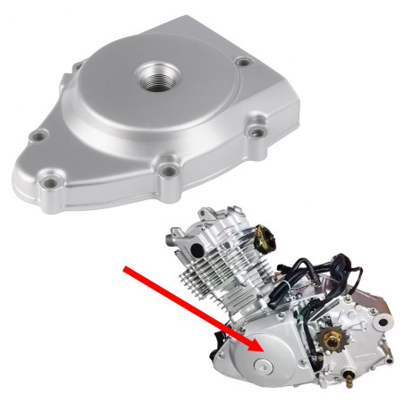 Pokrywa silnika lewa do Kreidler Supermoto Dice 125 Sachs ZX125 ZZ125