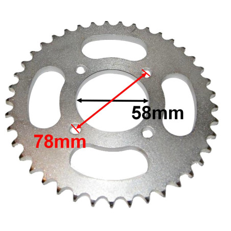 Zębatka tylna do Barton Volcano 50 41 zębów napędu tył