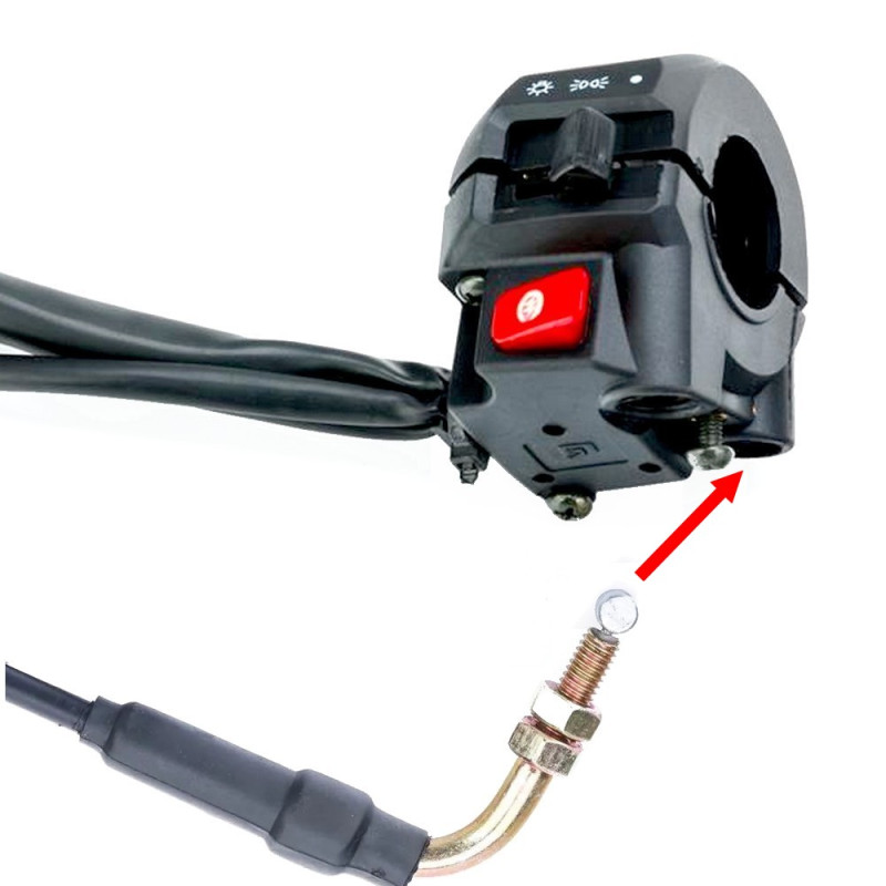 Przełącznik zespolony prawy do Zipp Neken 50 od 2018 kierownicy