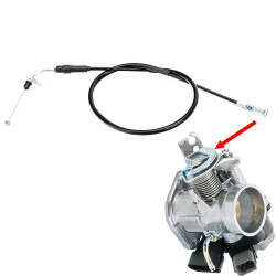 Linka gazu do Romet Chart 125