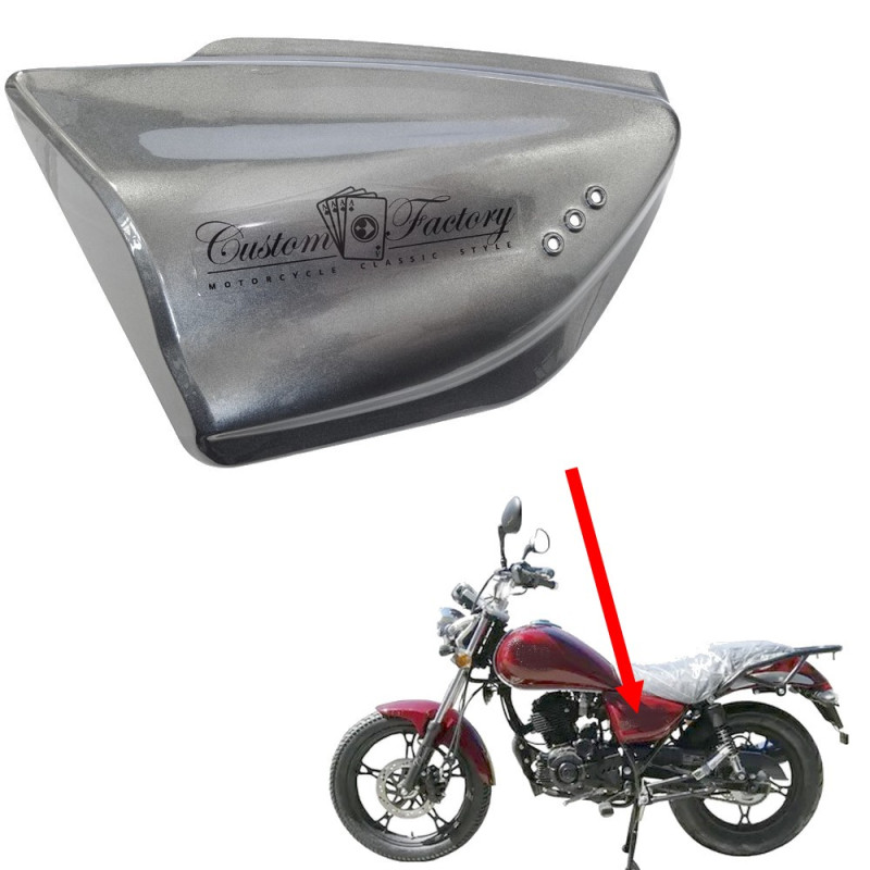 Plastik do Romet Soft Chopper 2 125 od 2018 boczek lewy