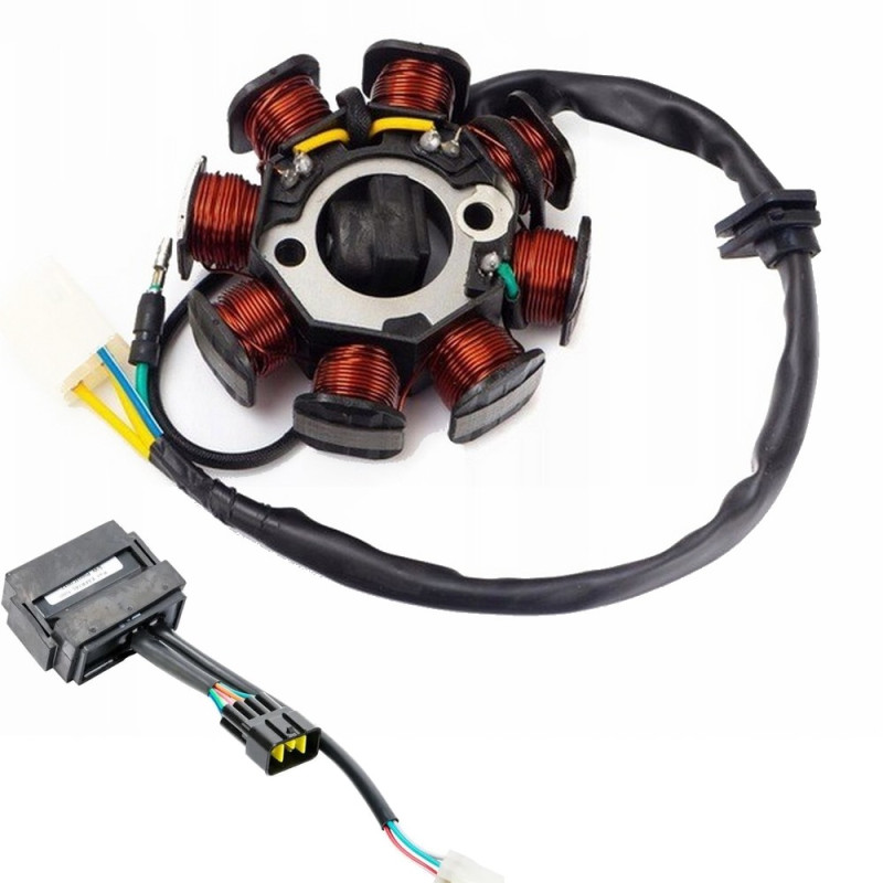 Iskrownik do Junak 901 euro 4 2018-2020 8 cewek stator zapłon z Deni