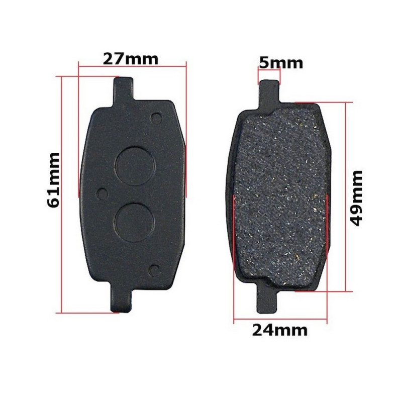 Klocki hamulcowe przód do Baotian BT49QT-9  BT49QT-11  Retro hamulca przedniego komplet