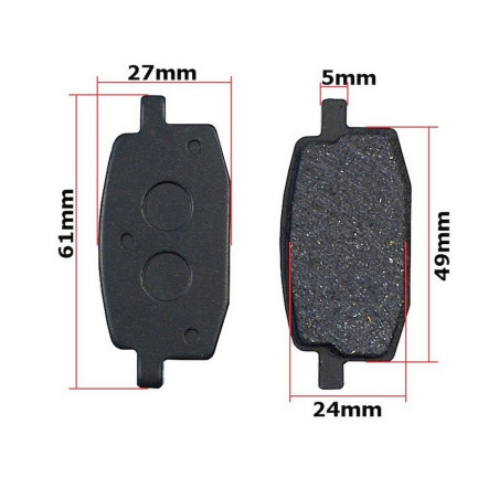 Klocki hamulcowe przód do Zipp Basic Smart Vapor 50 4T hamulca przedniego komplet