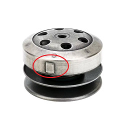 Sprzęgło do Barton Falcon 4T 50 euro 4  i 5 silnik Znen BN139QMB dzwon z bolcem impulsu