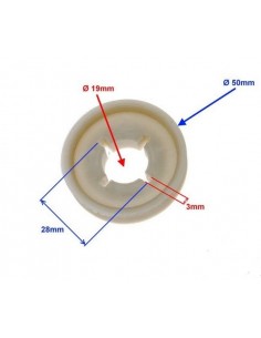Plastikowa tulejka napędzająca pompę oleju w dwusuwowych skuterach 2T