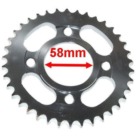 Zębatka tylna do Romet R125 R150 HJ150-7 38 zębów napędu tył