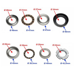 Łożyska główki ramy / kierownicy do Torq Windstar 50