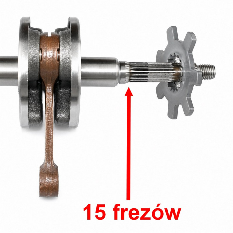 Gwiazdka wariatora 15 frezów do Keeway Generic Longjia Cpi Explorer 2T