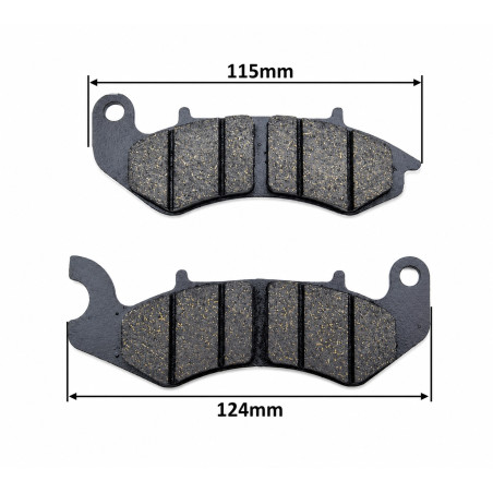 Klocki hamulcowe do Keeway RKS RKV Superlight K-Light 125 tylne