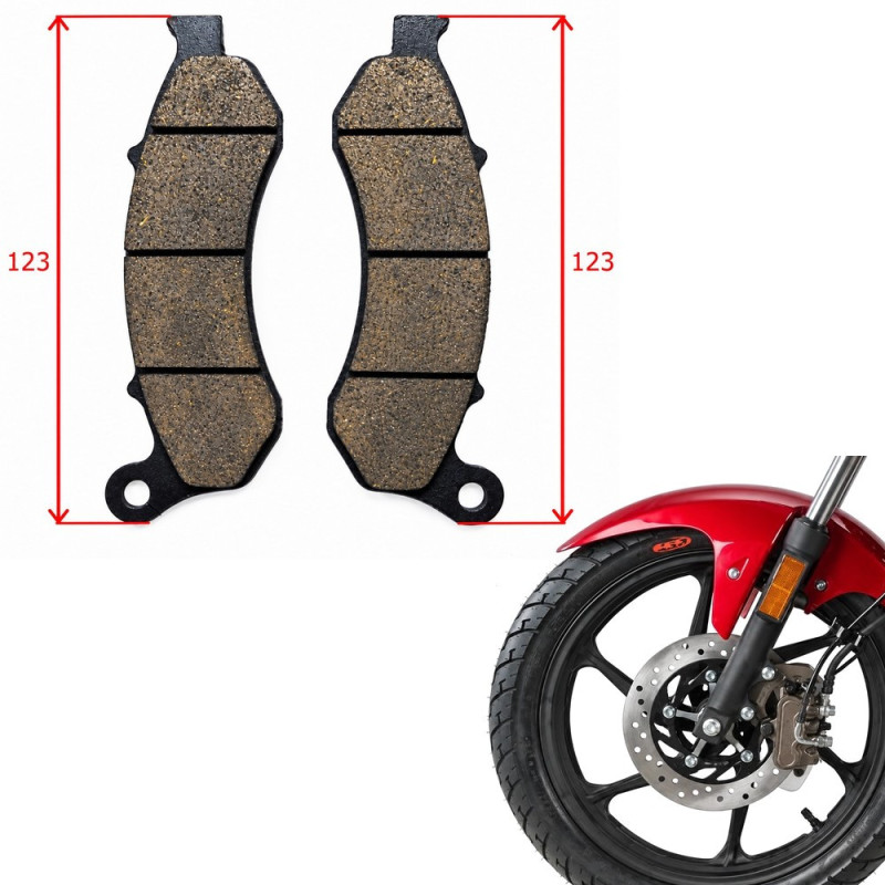 Klocki hamulcowe przód do Junak Racer 125 od 2018 hamulca przedniego