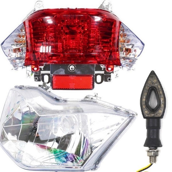 Lampa przód tył Barton Galactic
